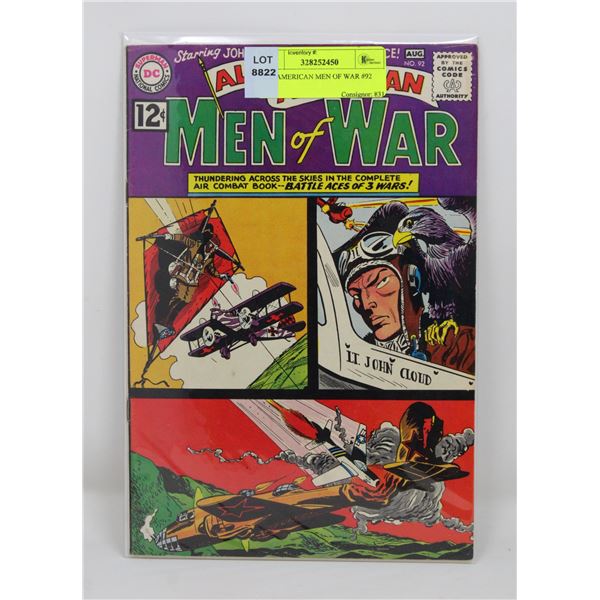 ALL-AMERICAN MEN OF WAR #92