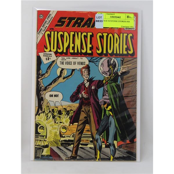 STRANGE SUSPENSE STORIES #58