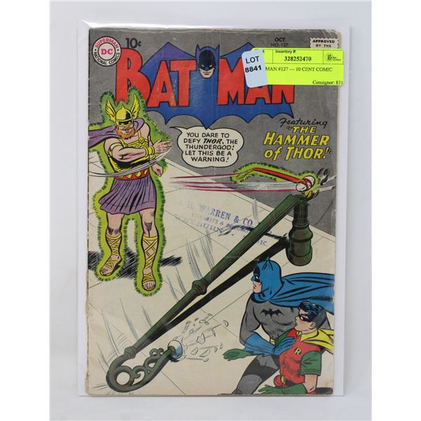 BATMAN #127 --- 10 CENT COMIC