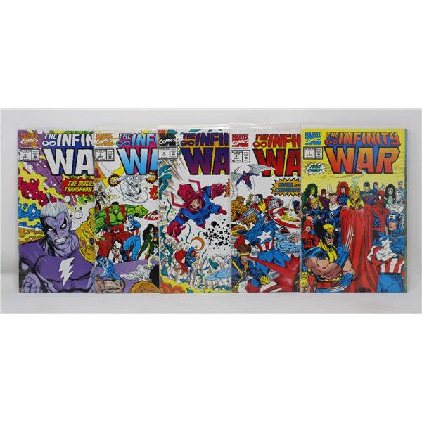 THE INFINITY WAR --- 5 COMICS