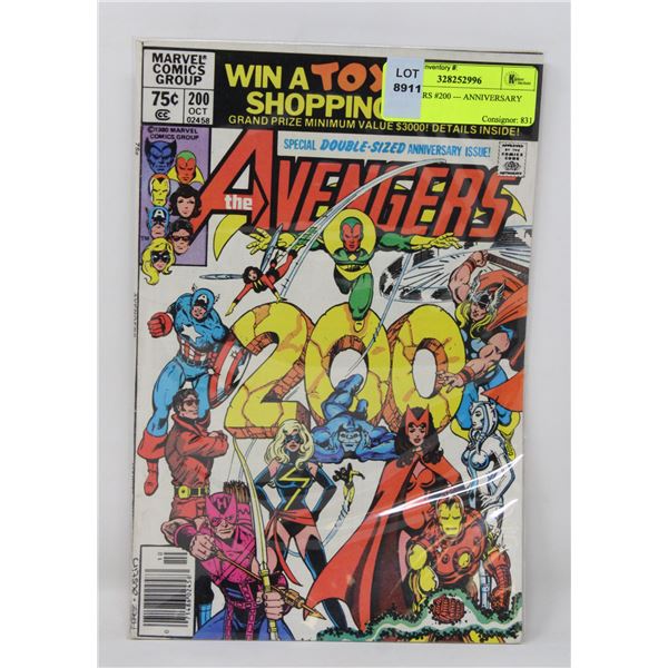 AVENGERS #200 --- ANNIVERSARY ISSUE