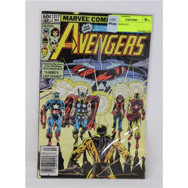 AVENGERS #217