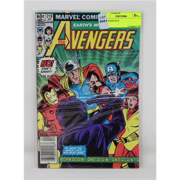 AVENGERS #218