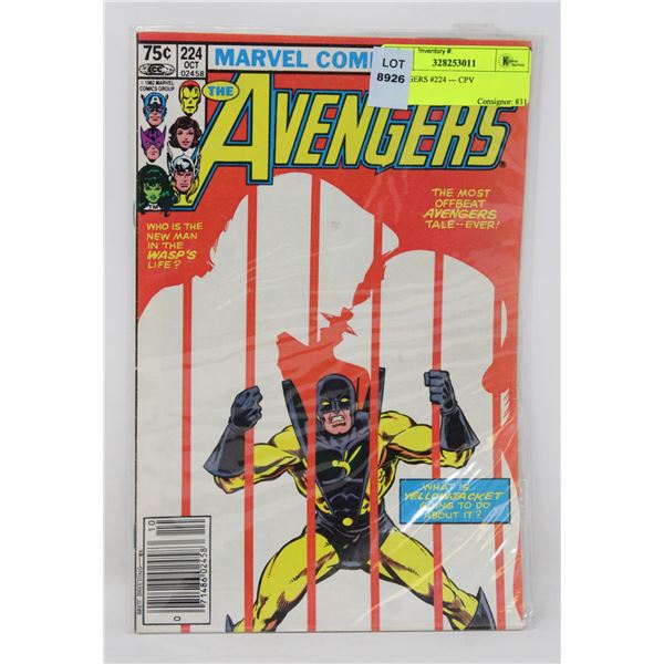 AVENGERS #224 --- CPV