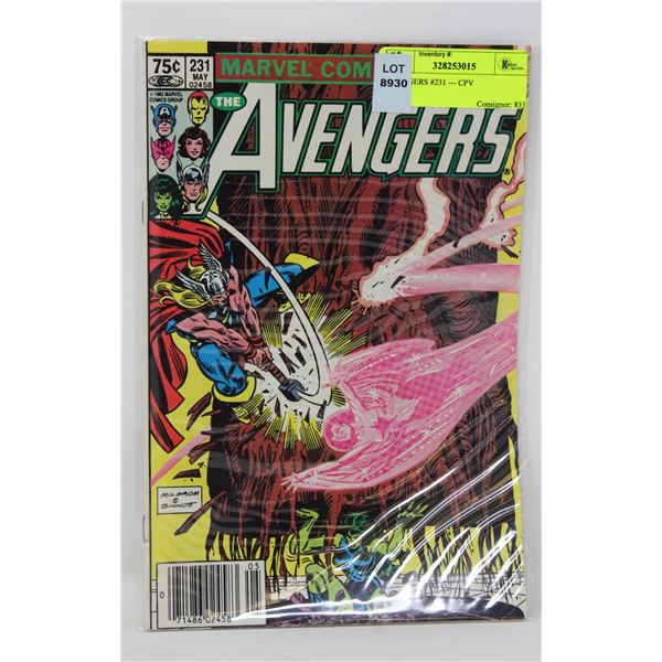 AVENGERS #231 --- CPV