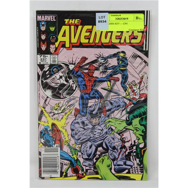 AVENGERS #237 --- CPV