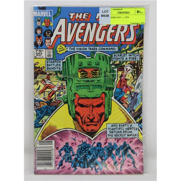 AVENGERS #243 --- CPV