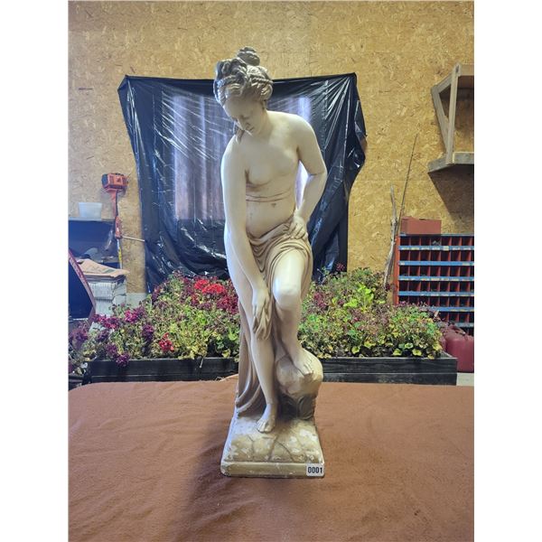 Greek Goddess Clay Statue