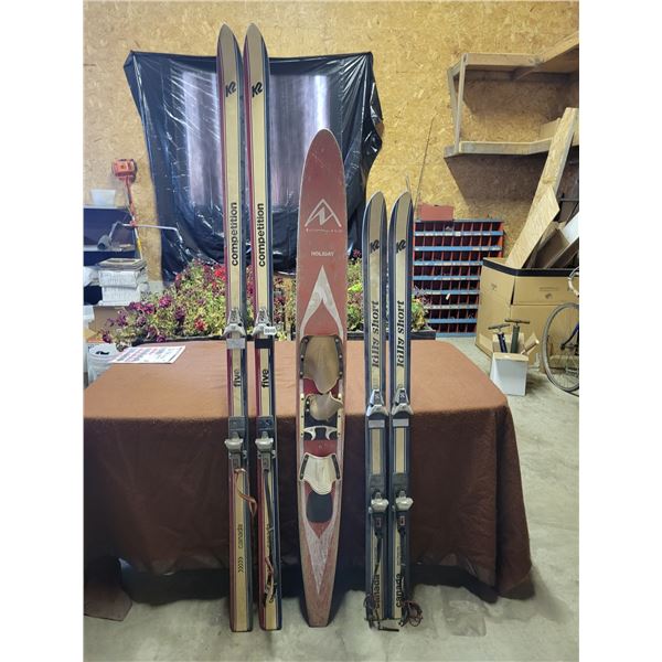K2 Competition Skis - K2 Killy Short Skis - Northland Holiday Slalom Water Ski