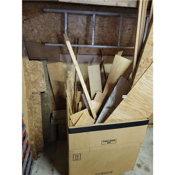 Various Pieces of Wood & Lumber (Large Assortment of Kinds & Sizes)