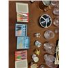 Image 5 : Various Clear Glass Vases - Appy Fork & Knives - Brandy Sniffers - Bar Set - Small Figurine