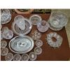 Image 3 : Crystal Punch Bowls x2 with Cups - Platters - Bowls - Pinwheel Crystal Vases x2 - Serving Tray