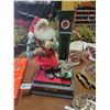 Image 5 : Serving Trays - Candy Bowls - Napkin Rings - Cookie Jar - Cream & Sugar Santa & Mrs. Claus Appy Fork