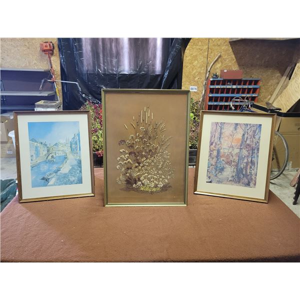2 Prints by A. Geller (Medium) - Plant life Picture. (Medium)