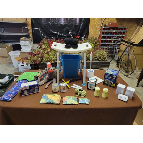 Bathroom & Wellness - Blood Pressure Machine, Dr. Ho's, Energy Saver Plug-ins - Shower Seat