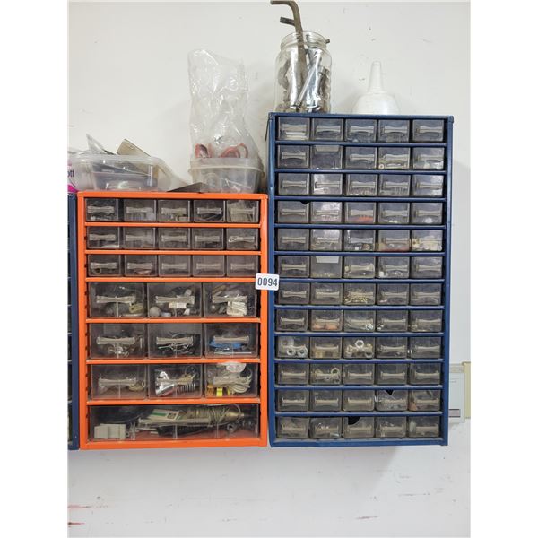 Assorted Hardware with Organizers x2