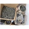 Image 3 : Assorted Hardware - Nails, Large Bolts, Cable Staples & Spacers