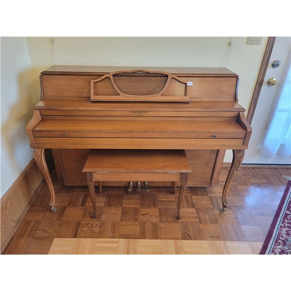 Henry Herbert Made by Mason Risch Piano & Bench with Various Sheet Music