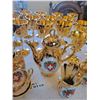 Image 3 : Gold Plated Stemware (12) - Gold Plated 50th Anniversary Stemware - Swiss Tea Set