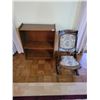 Image 1 : Small Book Shelf - Tapestry Rocking Chair