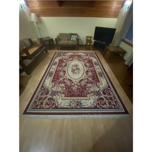 Large Burgundy Area Rug