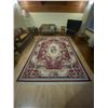 Image 1 : Large Burgundy Area Rug