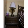 Image 4 : Bedroom Set - Queen Size Bed with Matching Dresser with Mirror, Highboy, 2 Side Tables & Lamps