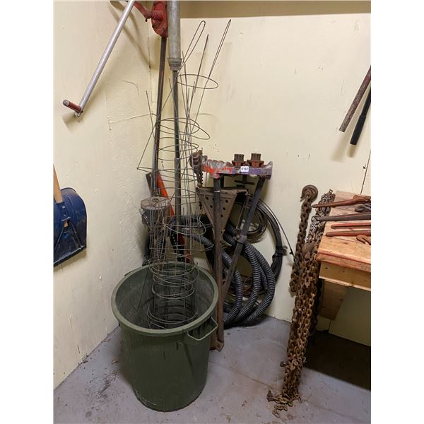 Pipe Bender & Threaders - Water Pump & Hose - Tomato Cages