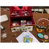 Image 6 : Costume Jewellery - Jewellery Boxes - Pins - Hankies - Necklaces - Bracelets - Earrings