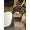 Image 3 : Outdoor Furniture - Plastic Table & 6 Chairs