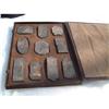 Image 1 : Chinese box with antique gilded ink sticks #2309496