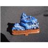 Image 1 : Antique lapis lazuli sculpture of lohan riding #2309964
