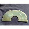 Image 1 : Neolithic jade gorget in shape of half disk #2310112