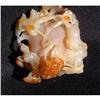 Image 1 : Exquisite antique agate carving featuring 2 #2310119