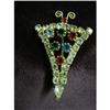 Image 1 : SUPERB COLORFUL RHINESTONE BROOCH-BUTTERFLY  #2319613