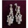 Image 1 : DECO  RHINESTONE SCREW-BACK EARRINGS #2319663