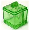 Image 1 : Art Deco Green Depression Glass Powder Jar #2320004