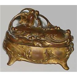 Ormolu ACORNS Art Nouveau Jewelry Casket #2320020