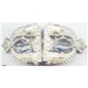 Image 1 : SALE Rare 4" long Rhinestone and Lucite Belt #2320090
