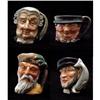 Image 1 : Set (4) Royal Doulton Miniature Character Jugs#2320215