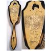 CARVED Japanese Geisha VINTAGE deco Brush #2320312