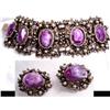 Vintage BAROQUE slag LAYERED PARURE #2320326