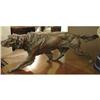 Image 1 : ANTIQUE STYLE LARGE BRONZE DOG ART STATUE #2320490