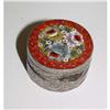 Image 1 : 19c Italian Micro Mosaic Lidded Box Floral #2320525