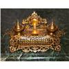 Image 1 : VICTORIAN STYLE BRONZE DOUBLE INKWELL #2327271
