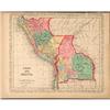 Image 1 : Antique Map Peru Bolivia Colton South America #2327280