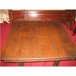 Tiger Oak, Square, Coffee Table  Early 1900's #2327306