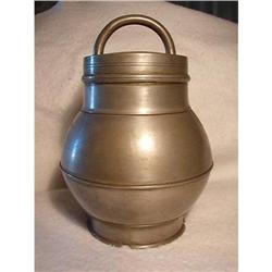 PEWTER "CANISTER" Made by "GARANTI" or "RG" #2327314