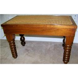 Totally Unique Cane Top Bench 1900's #2327591