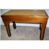 Image 1 : Totally Unique Cane Top Bench 1900's #2327591